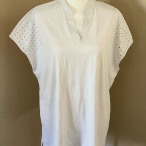 White Women's Golf Top